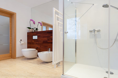 shower glass door installation