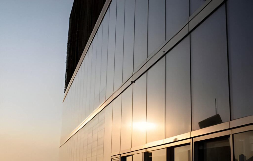 Glass Curtain Wall Facade Design The Glass Curtain Wall Of A Public